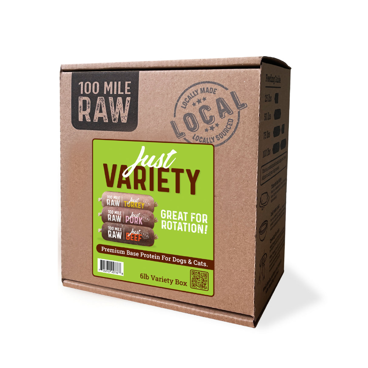 100 Mile Raw Just Variety Pack