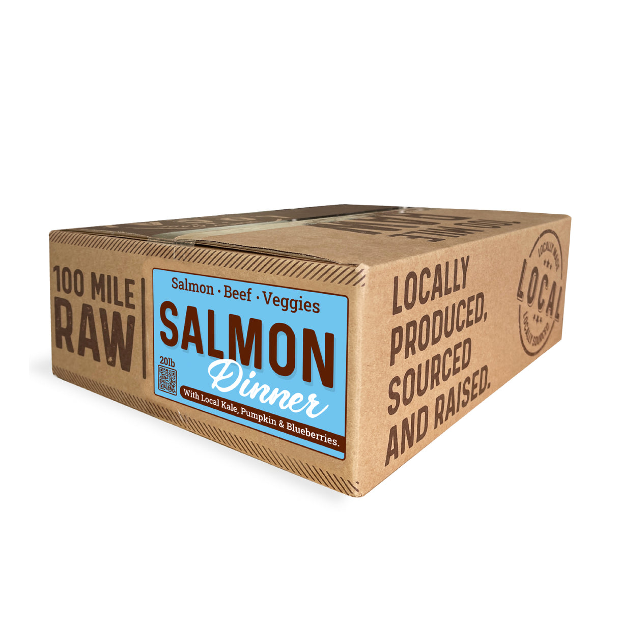 100 Mile Raw Salmon & Beef Dinner