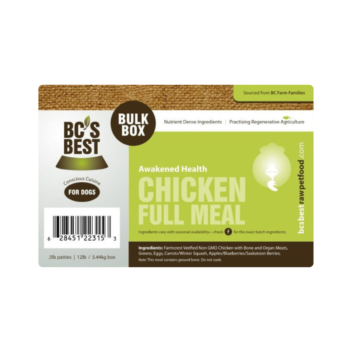 BC's Best Chicken for Dogs