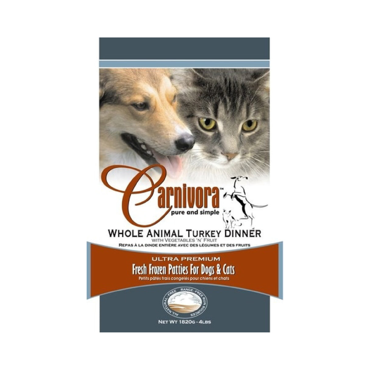 Carnivora Turkey Dinner (with 5% veg & fruit)