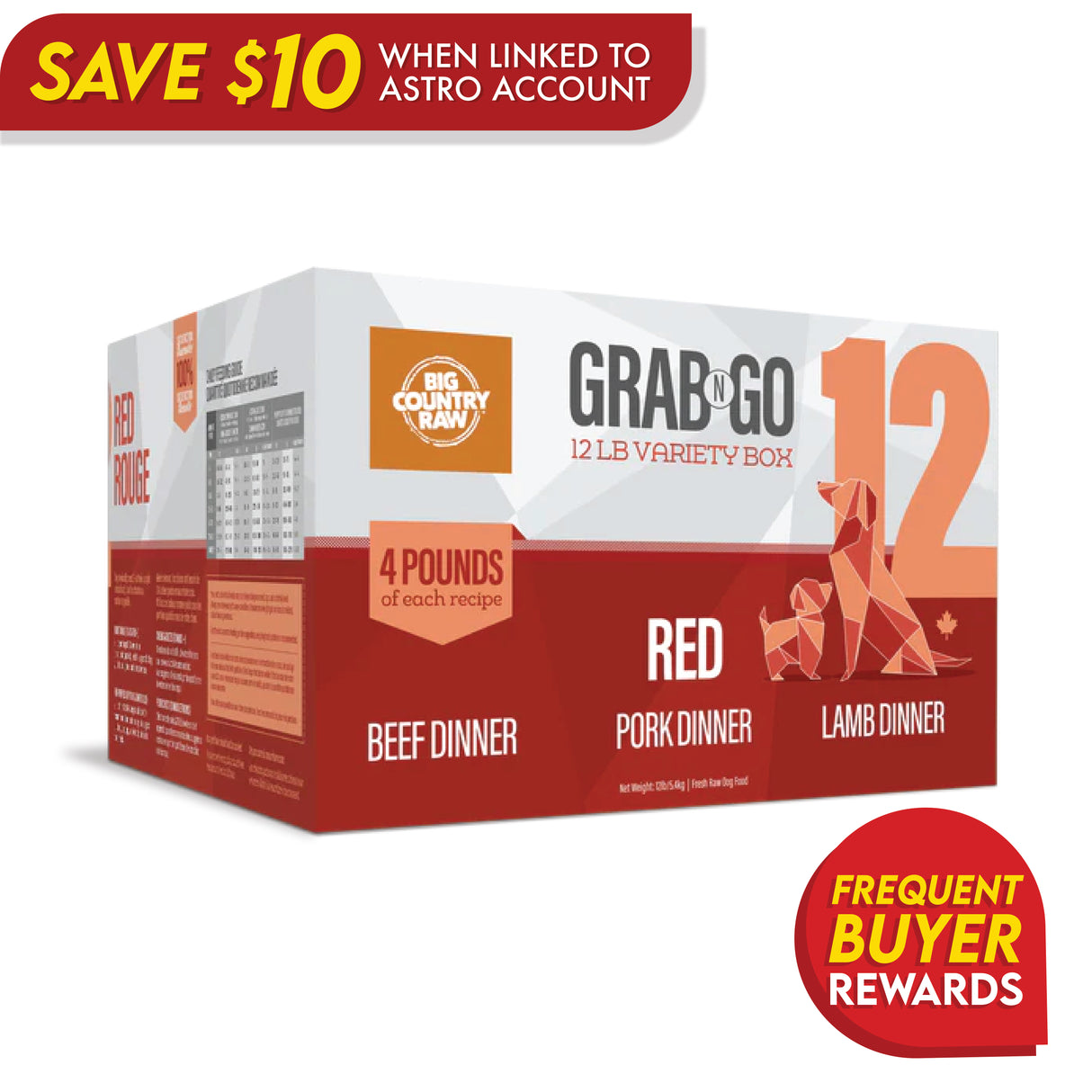 Big Country Raw Grab N Go Red Deal