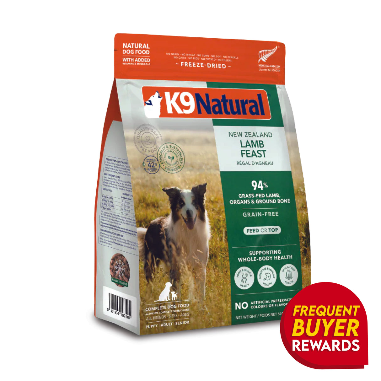 K9 Natural Freeze-Dried Lamb Feast for Dogs