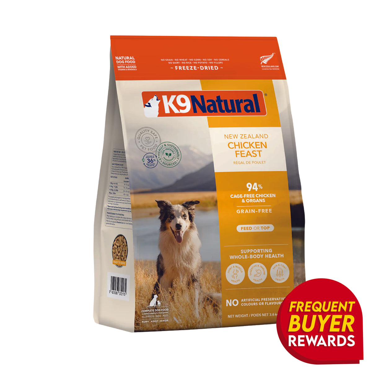 K9 Natural Freeze-Dried Chicken Feast for Dogs