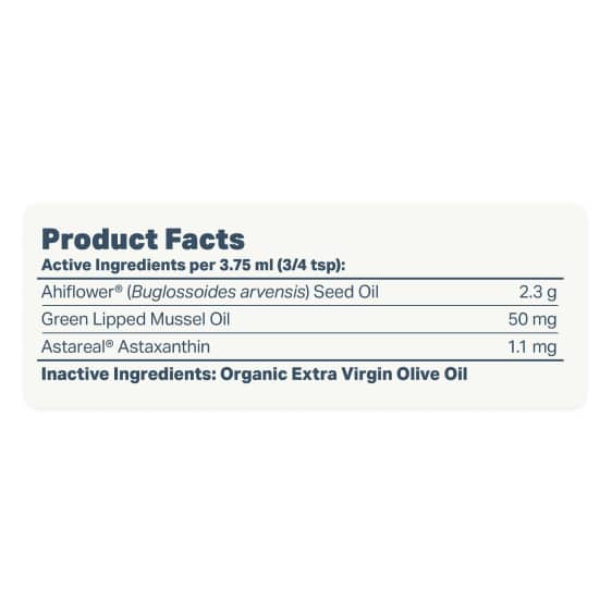 Four Leaf Rover Safe-Sea: A 120mL bottle highlighting contents like Ahiflower and Green Lipped Mussel Oils for sustainable omega-fat benefits. Suitable for pets' diets.