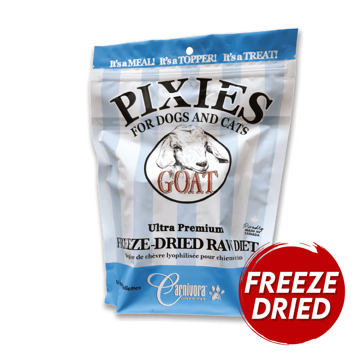 Pixies by Carnivora Freeze-Dried Goat Mini Patties