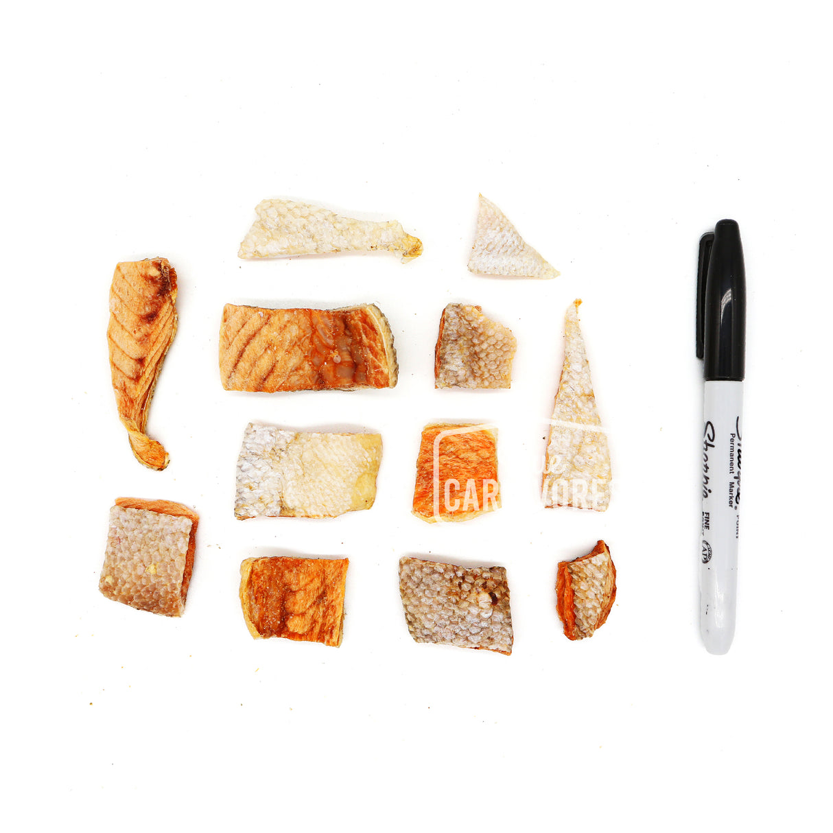 One Ingredient Air Dried Mini Salmon Fillets