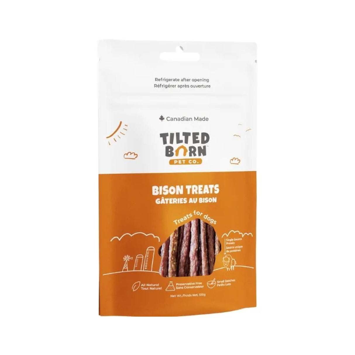 Tilted Barn Bison Dog Treats