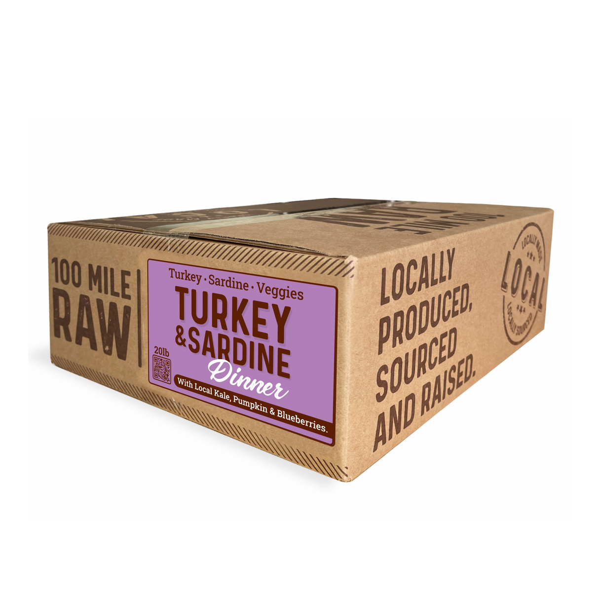 100 Mile Raw Turkey & Sardine Dinner