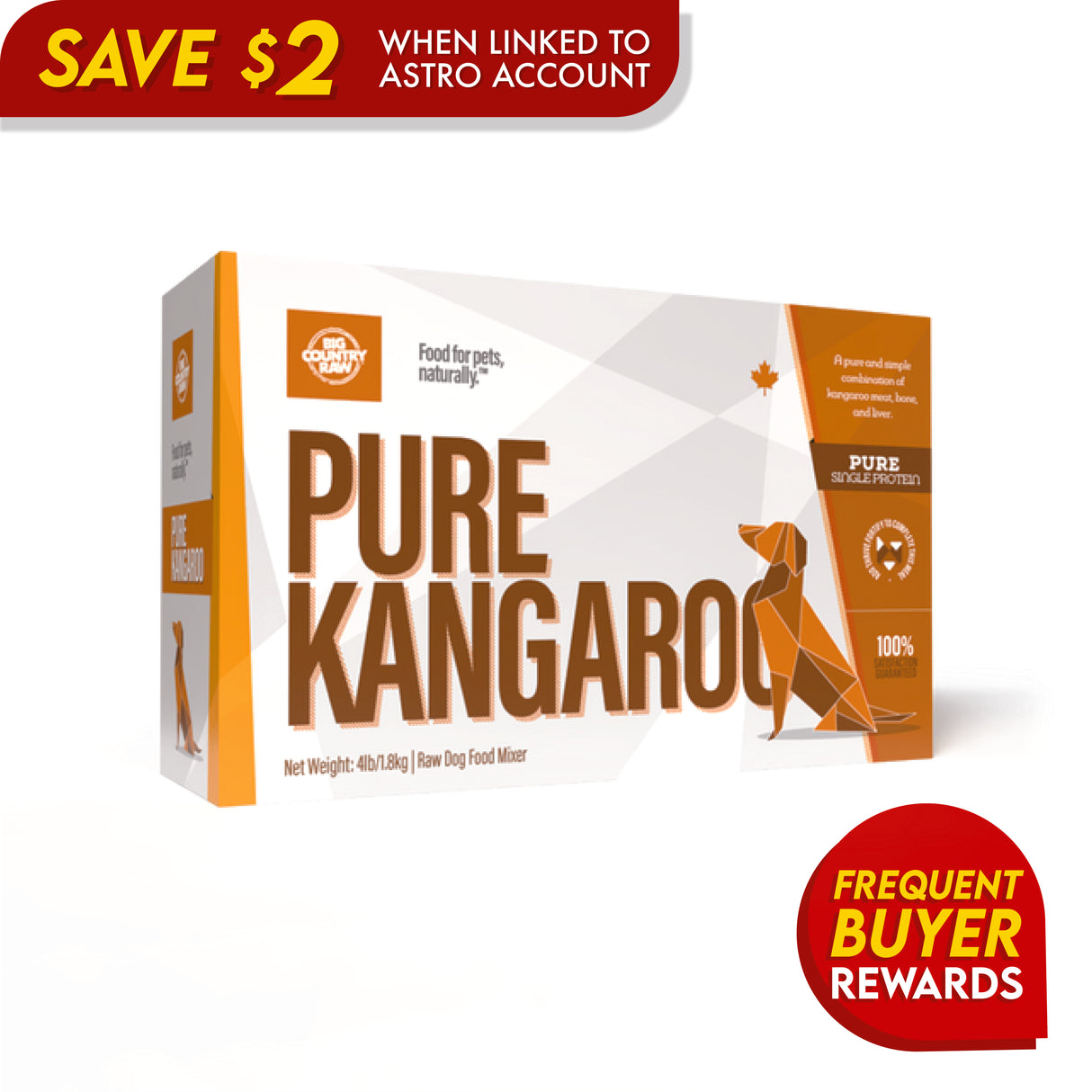 Big Country Raw Pure Kangaroo