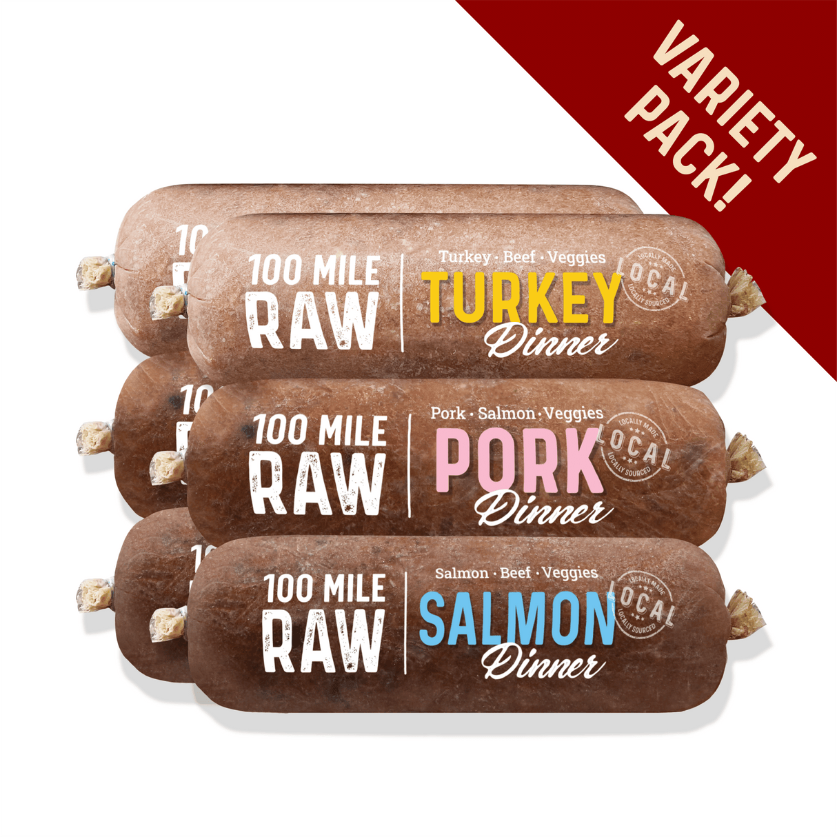 100 Mile Raw Dinner Variety Pack