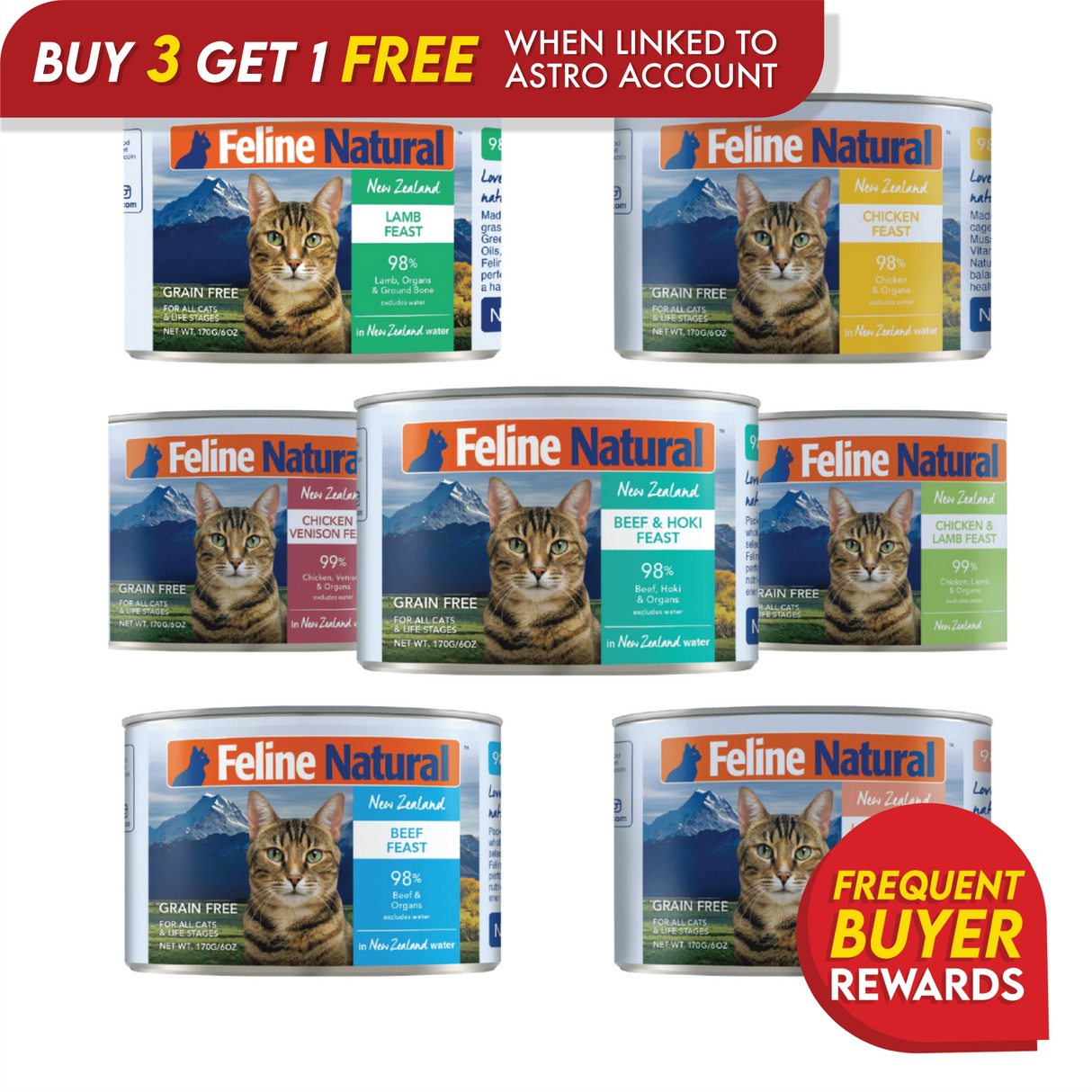 Feline Natural Canned Food for Cats