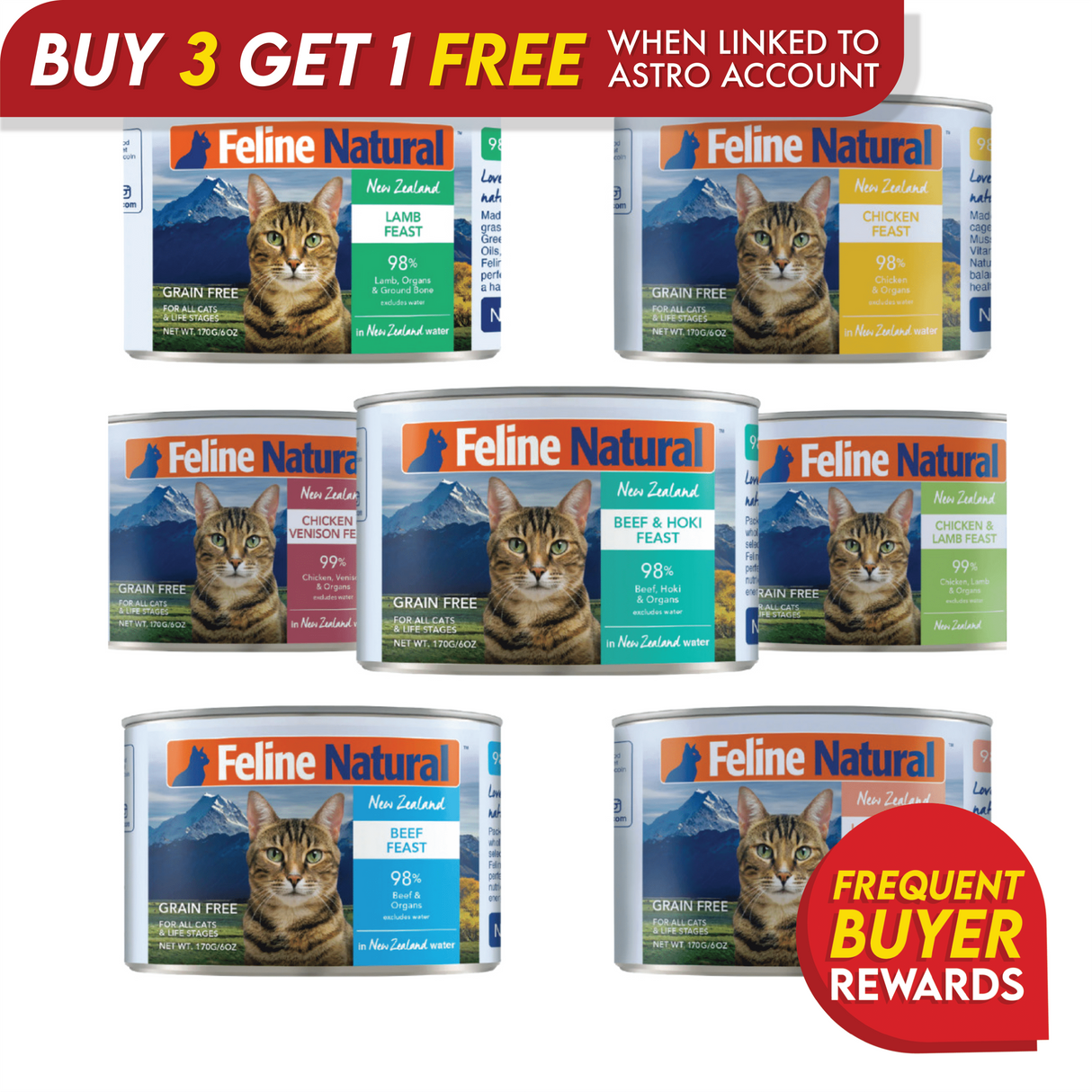 Feline Natural Canned Food for Cats