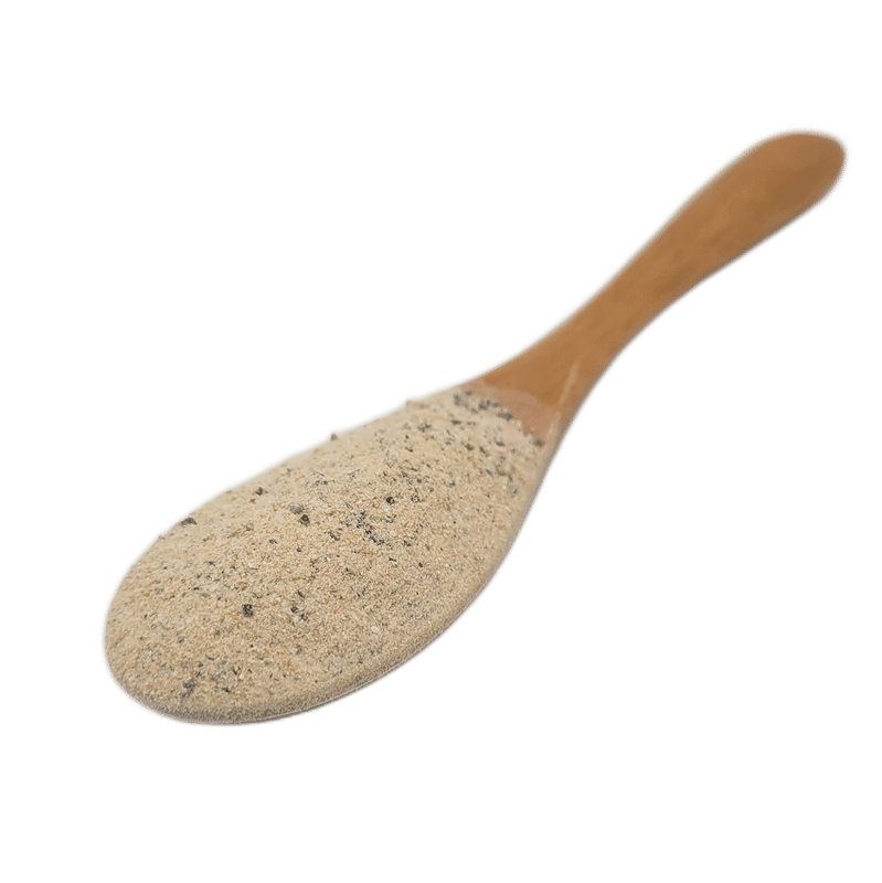 Carnivore Care Joint Maintain displayed as a beige powder with dark flecks, highlighting its New Zealand green-lipped mussels for joint health support in pets.