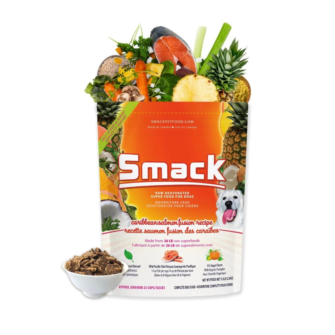 Smack Caribbean-Salmon Fusion for Dogs