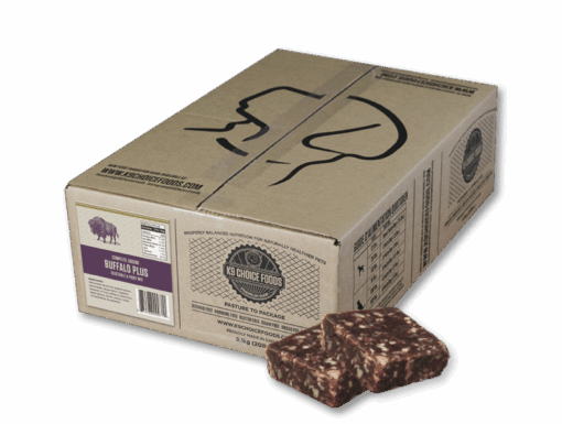 K9 Choice Buffalo Plus 20lb Box - $7.50/lb