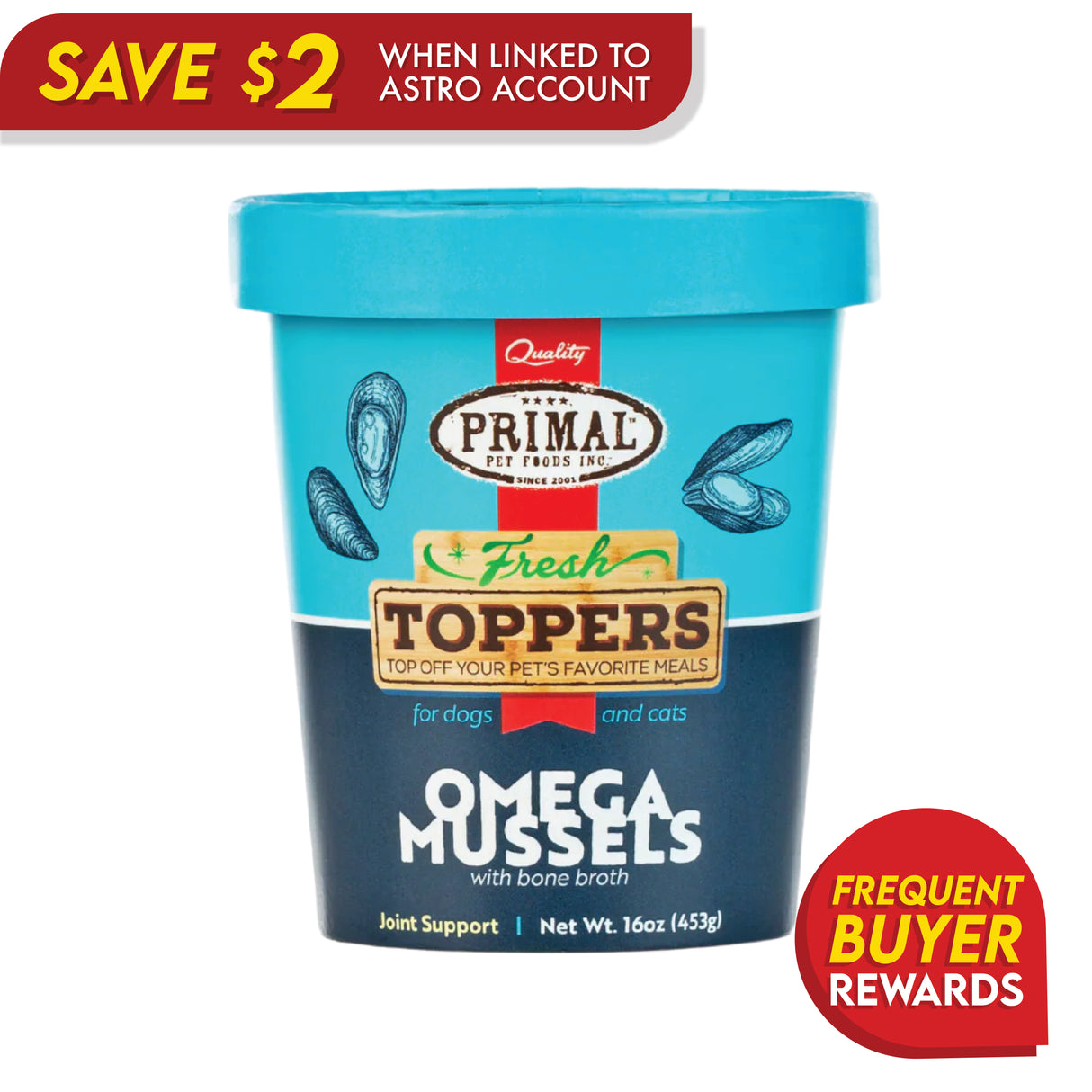Primal Omega Mussel Fresh Topper