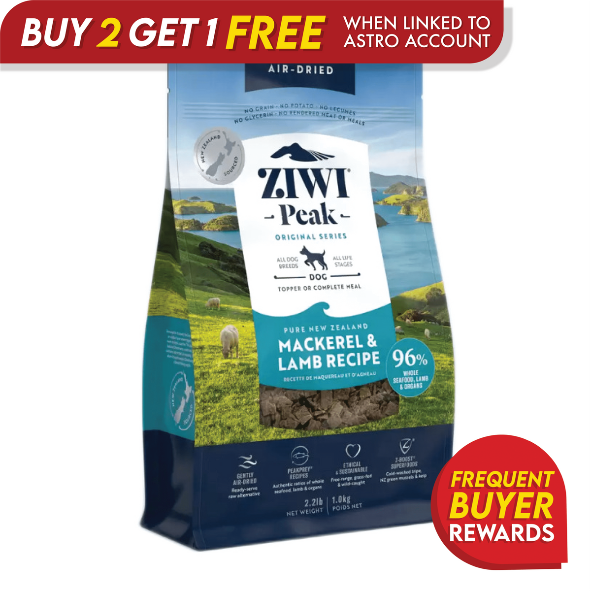 Ziwi Peak Mackerel & Lamb for Dogs