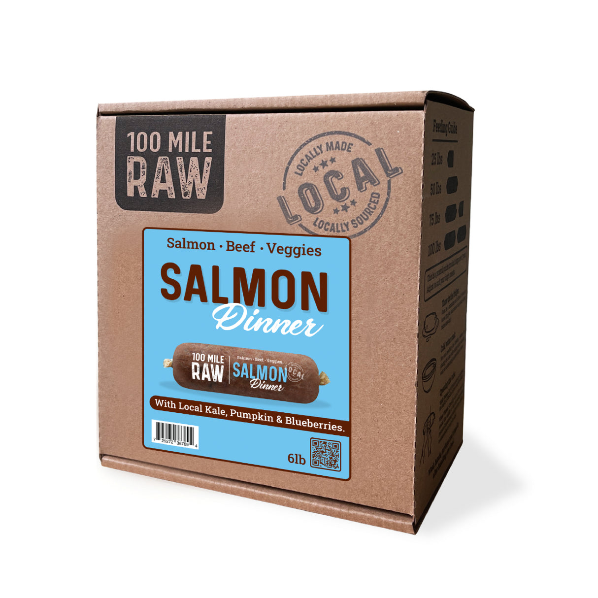 100 Mile Raw Salmon & Beef Dinner