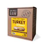 100 Mile Raw Turkey & Beef Dinner
