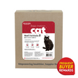3P Basic Instinct Non-Medicated Beef with Organ for Cats, featuring raw, organ-included beef formula in a 250g carton with feeding guidelines and a Frequent Buyer Rewards badge.
