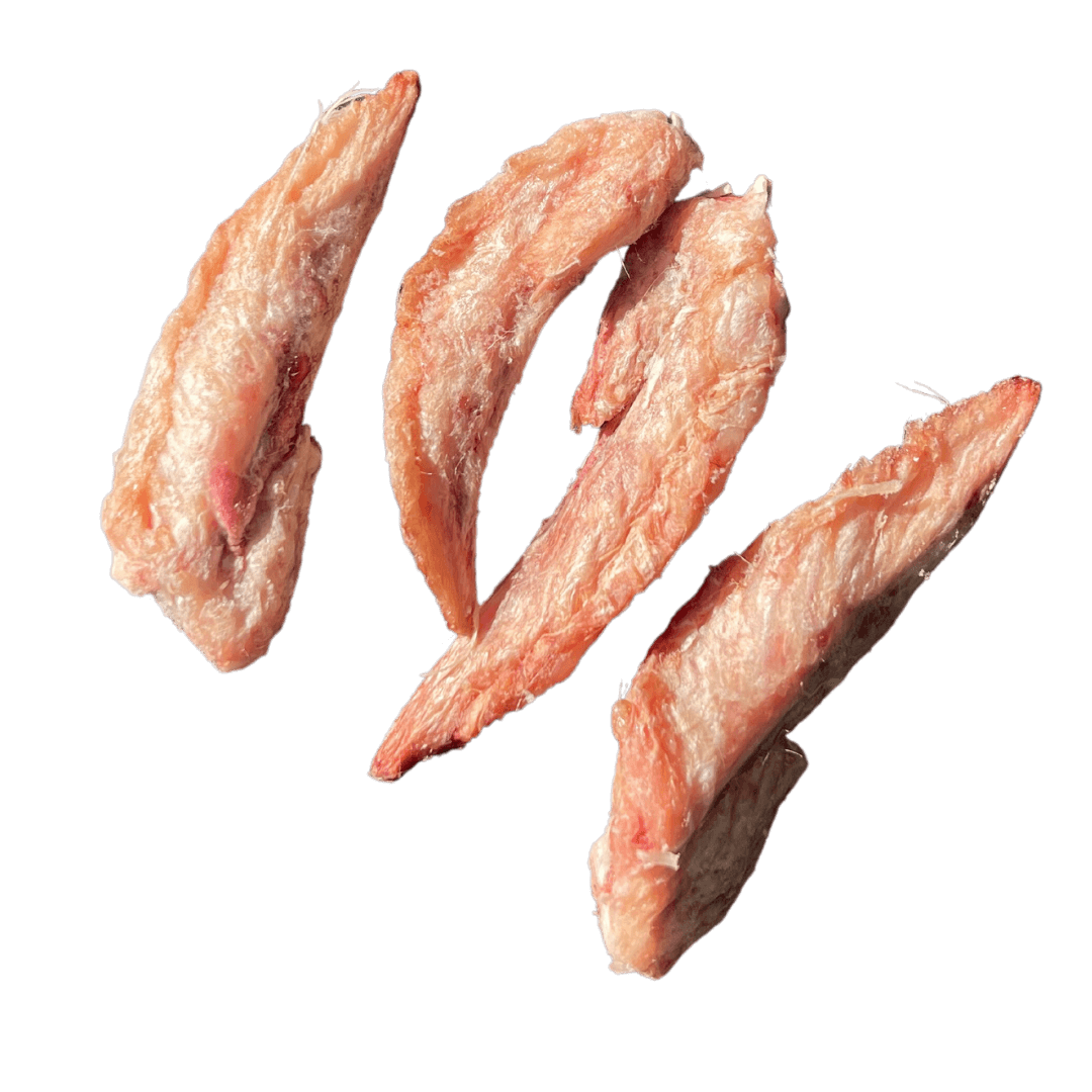 Cryogenically Freeze-Dried Chicken Wingtips