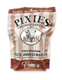 Pixies by Carnivora Bison Mini Patties (freeze-dried) stand-up pouch for dogs and cats, featuring ultra-premium whole-prey nutrition and multipurpose use as meal, topper, or treat.