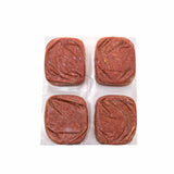 Red Dog Blue Kat Chicken for Cats features four vacuum-sealed raw patties, offering single-protein chicken nutrition, ideal for freezer storage and easy cat meal preparation.