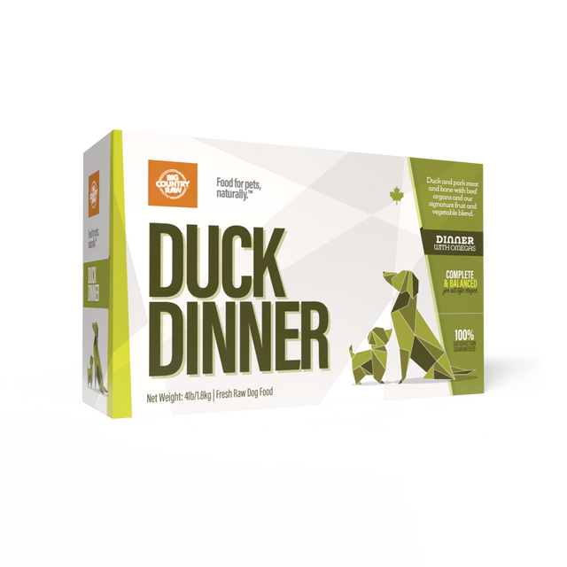Big Country Raw Duck Dinner