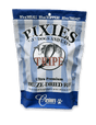 Pixies by Carnivora Green Beef Tripe Mini Patties (freeze-dried) in a blue-and-white striped pouch, labeled TRIPE, freeze-dried raw beef tripe for dogs and cats.