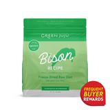 Green Juju Bison Recipe - Freeze Dried Raw Diet
