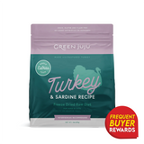 Green Juju Extras Turkey & Sardine – Complete & Balanced Freeze-Dried Meal