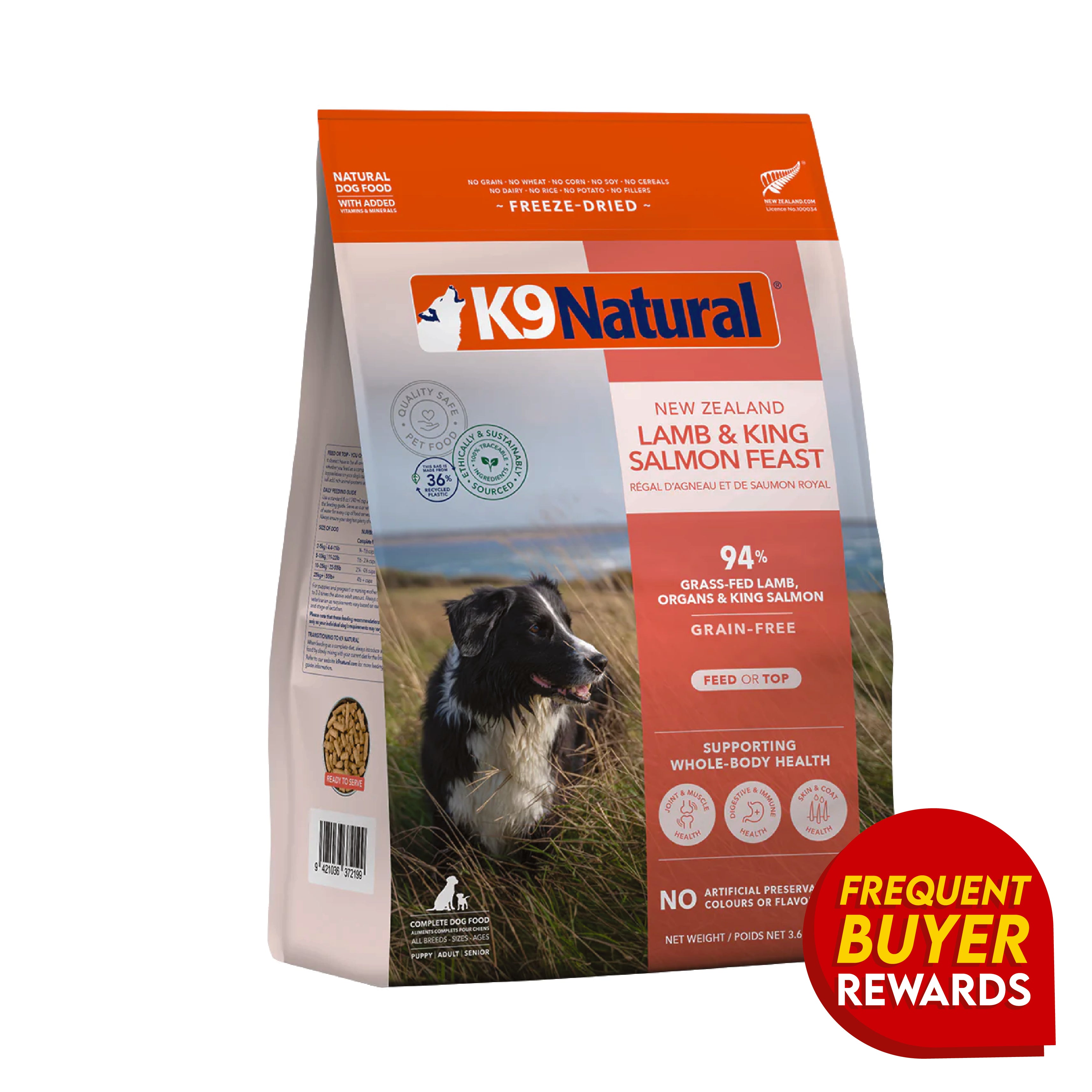 K9 Natural Lamb & Salmon Freeze-Dried Dog Feast – True Carnivores