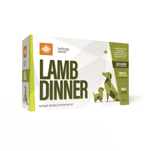 Big Country Raw Lamb Dinner
