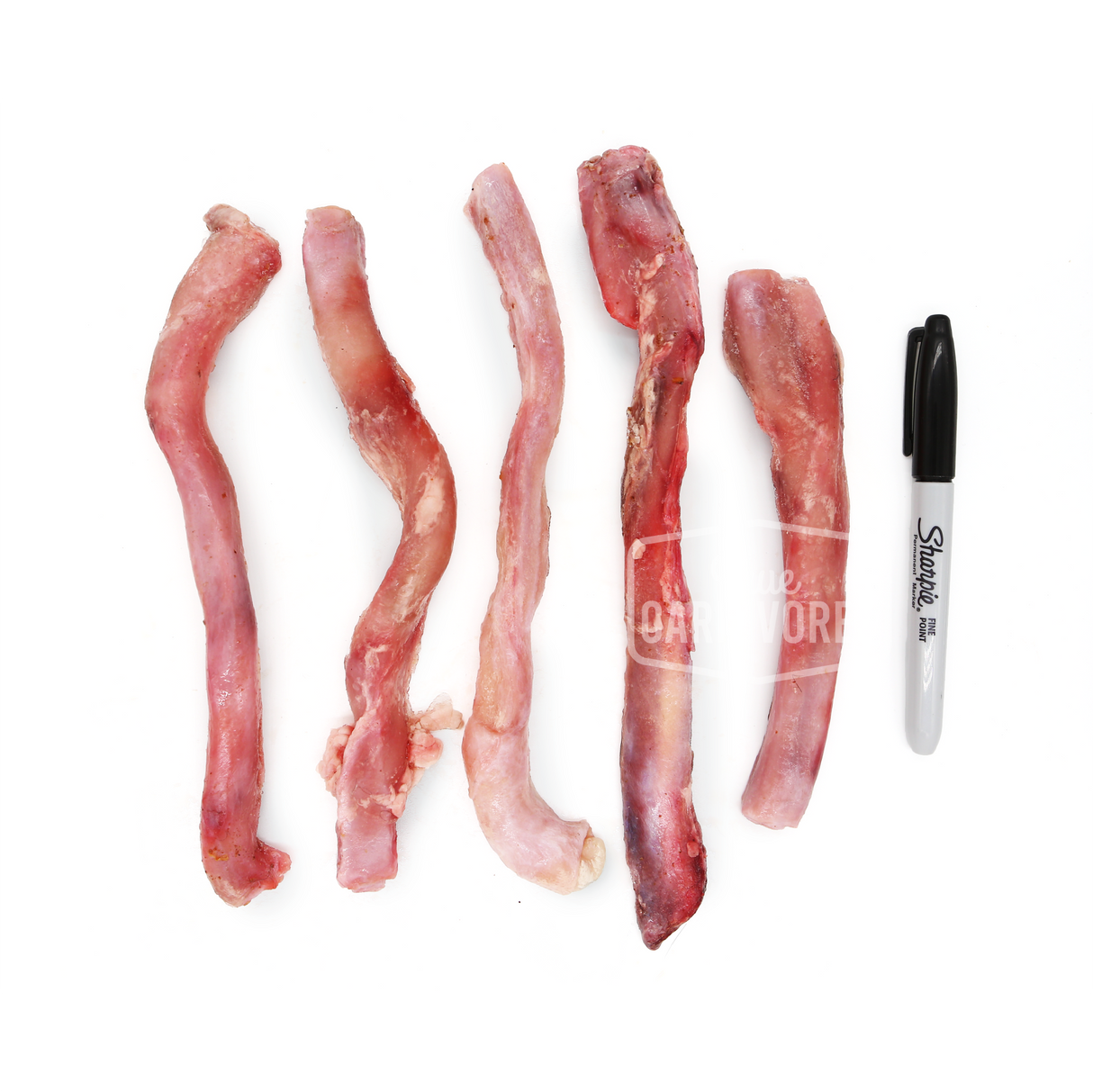 Raw Beef Pizzle Chews - 5 Pack