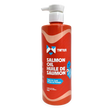 Thrive Salmon Oil, a 500 mL pump-top bottle, offers Omega-3 support for pets' skin and coat health, suitable for dogs and cats.