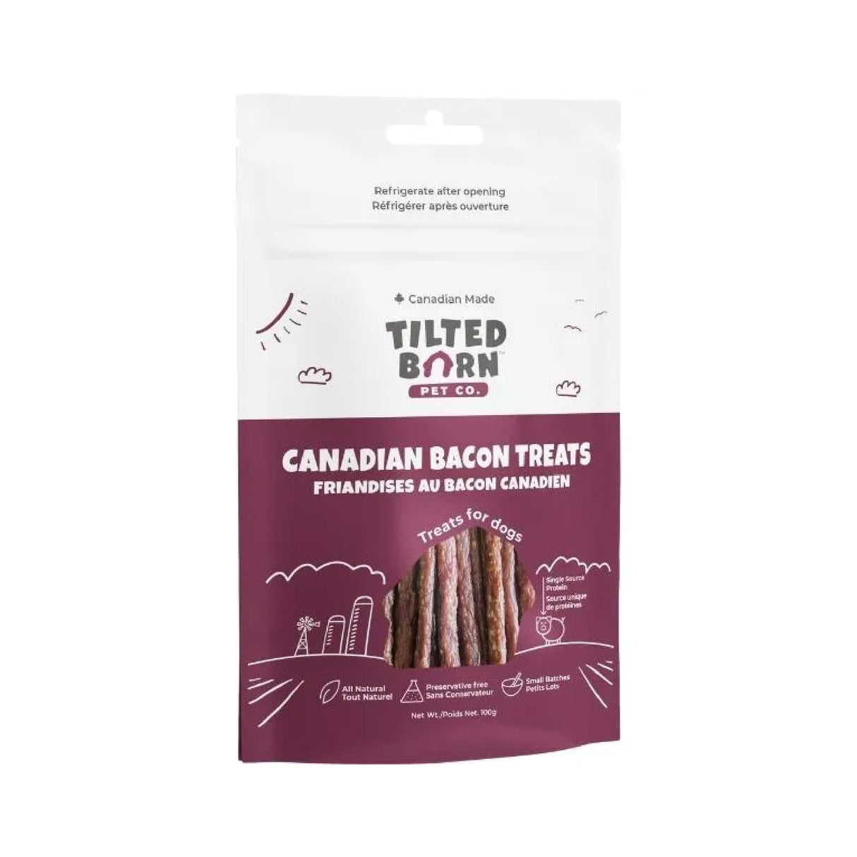 Tilted Barn Bacon Dog Treats