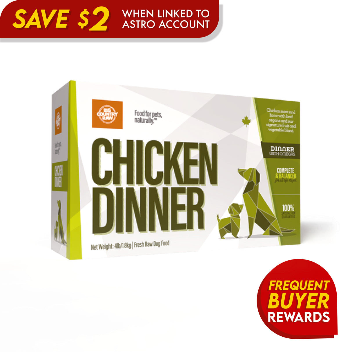 Big Country Raw Chicken Dinner