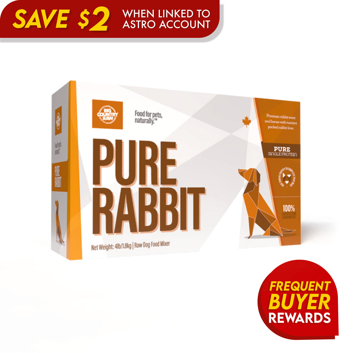 Big Country Raw Pure Rabbit