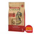 Carna4 Chicken - Synthetic-Free Dry Dog Food: 3 lb. bag of quick-baked, air-dried nuggets with fresh chicken, liver, eggs, sprouted seeds, and frequent buyer rewards.