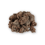 Butcher Blend Beef, Salmon & Tripe for Dogs: Irregular, coarse-ground clump showcasing a mix of meats and vegetables, crafted for large dogs’ nutritional needs.