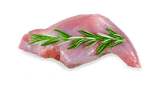 Meow Wild Brushtail cat food: freeze-dried rabbit hind-leg cut with rosemary, ready for serving dry or rehydrated to maintain nutrients and flavor.