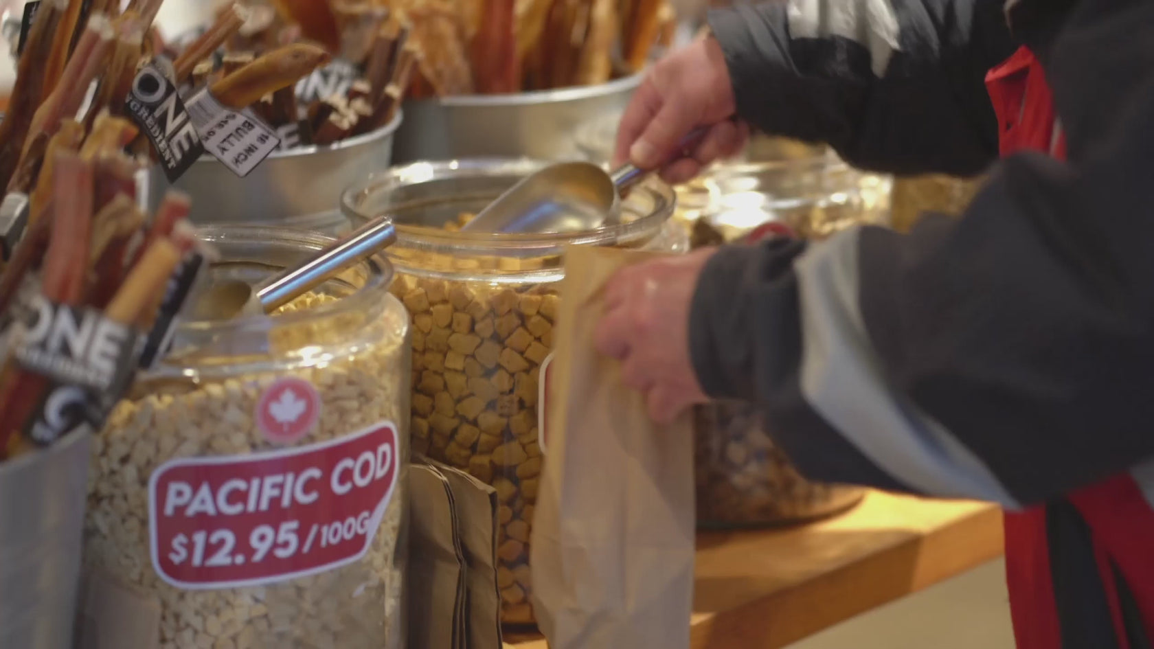 video showing our bulk section