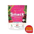 Smack Very Berry Chicken for Cats pouch with berries, greens, and a cat photo, highlighting Made in Canada, 100% natural, and Low Carb Recipe.