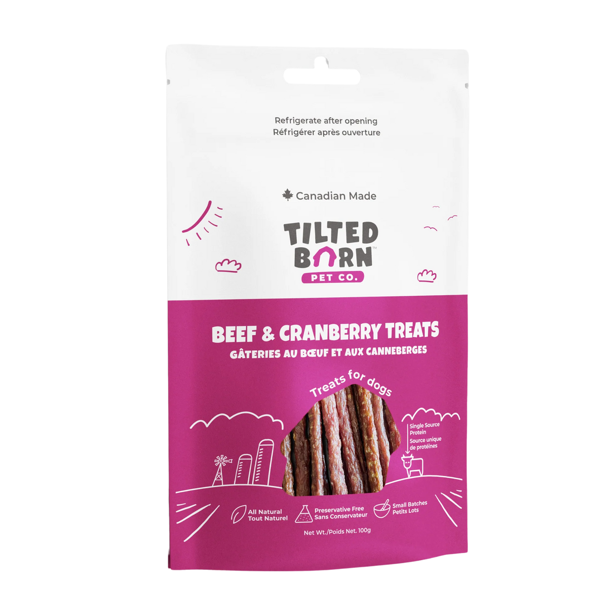 Tilted Barn Beef & Cranberry Dog Treats