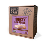 100 Mile Raw Turkey & Sardine Dinner