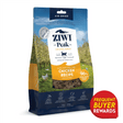 Ziwi Peak Chicken for Cats, air-dried cat food pouch, features 96% chicken and mussels, highlighting a “Pure New Zealand Chicken Recipe” and “Frequent Buyer Rewards” badge.