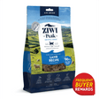 Ziwi Peak Lamb for Cats: 14 oz bag of air-dried cat food; 96% lamb, organs, mussels. Suitable for all cats, serves as meal or topper.