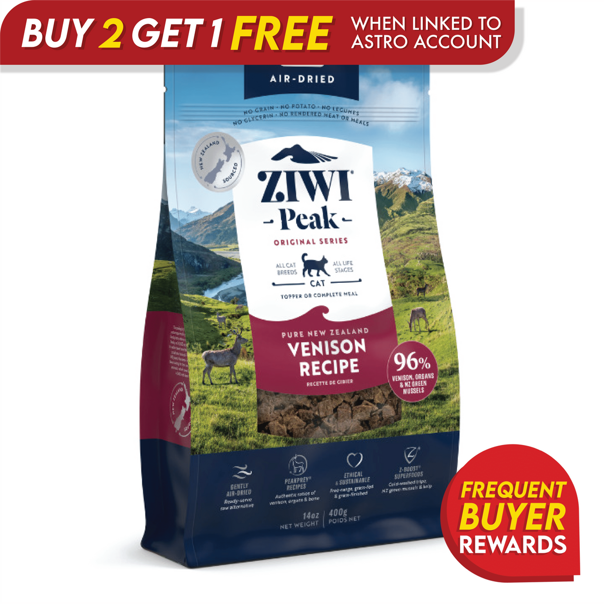 Ziwi Peak Venison for Cats 400g