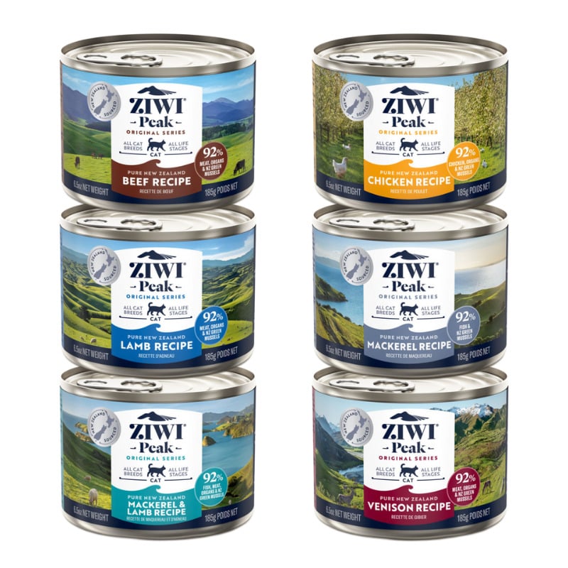 Ziwi Peak Canned Cat Recipes
