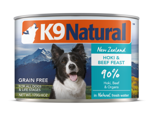 K9 Natural Hoki & Beef Feast Canned Dog Cuisine